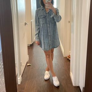 Forever 21 chambray shirt dress